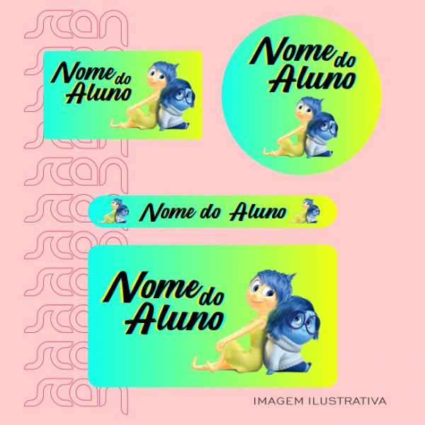 Etiquetas Escolares - KIT G