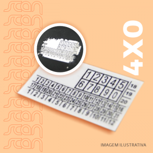 Etiquetas Casca de OVO (Especial) 5,5x5,5 cm Adesivo destrutível casca de ovo 5,5x5,5 cm 4X0 cor  meio corte especial 