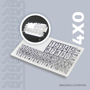 Mini Etiquetas Casca de OVO (Padrão) 1,5x2 cm Adesivo destrutível casca de ovo 1,5x2 cm 4X0 cor  meio corte reto 